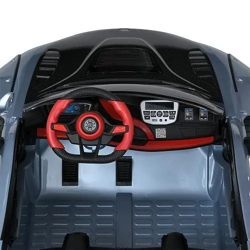 Електромобіль дитячий Bambi M 5820EBLRS-12 24V MP3 USB TF Bluetooth EVA шкіра музика світло блакитний - фото 10