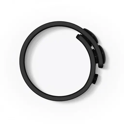 Ерекційне кільце Love To Love Hero Ring регульоване на кнопках Black Onyx - фото 2