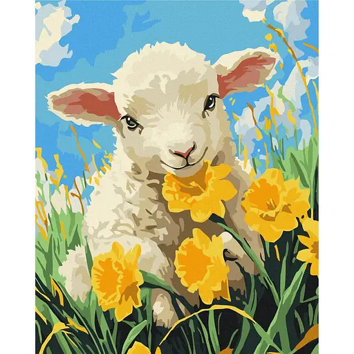 Картина за номерами на підрамнику Brushme Лагідне блеяння літа