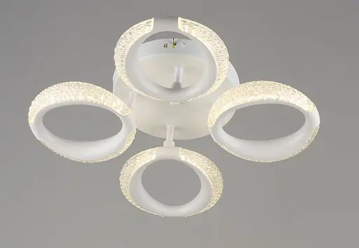 Люстра светодиодная акриловая Sirius B YH1303/4 WT 24W