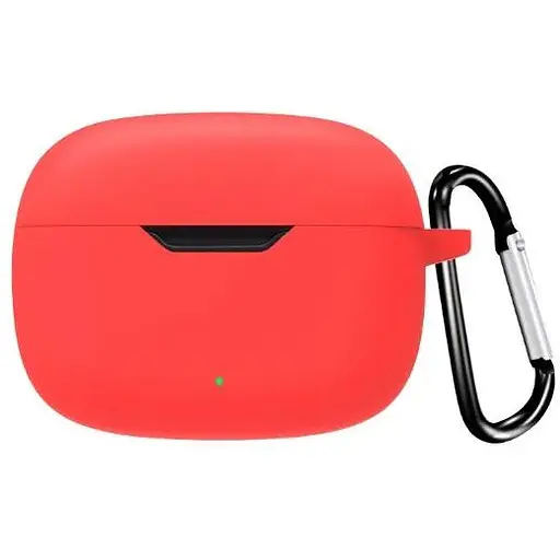 Чохол-накладка DK для JBL Wave Beam Silicone Candy Friendly з карабіном (016052) (red)