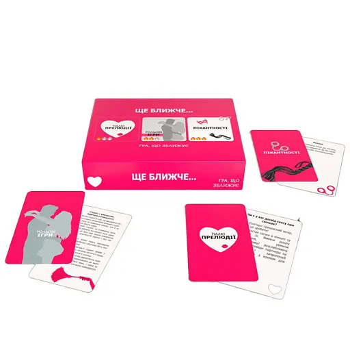 Карточная игра "Еще ближе" Bombat 800439, 100 карт заданий, правила игры на украинском языке - фото 3