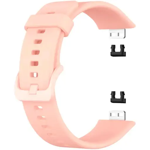 Ремешок DK для Huawei Watch Fit / Fit SE Silicone Sport Full Light Classic (pink) - фото 2