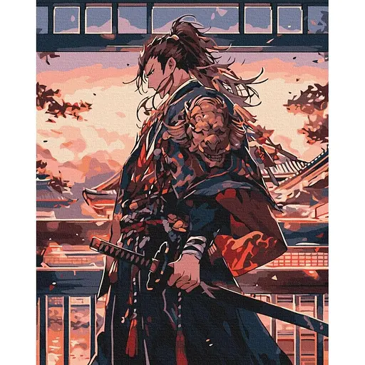Картина за номерами Самурай Brushme 40x50 см кольорова 000276813