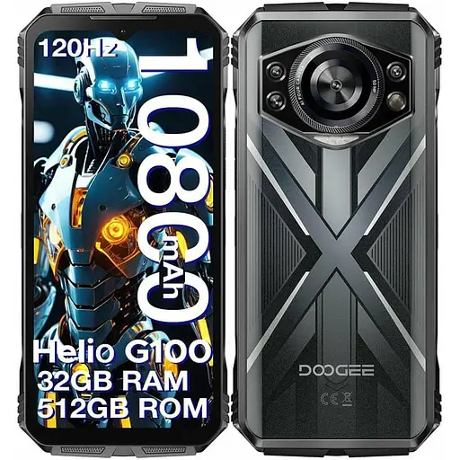 Смартфон Doogee S Cyber Pro 12/512GB Black Global