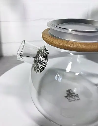 Заварний чайник Wilmax Thermo скляний з фільтром 1.5 л (WL-888825/A) - фото 4
