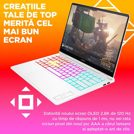 Ноутбук HP OMEN Transcend 14-fb0047nn Ultra 9 185H la 51GHz,14'',32GB LPDDR5x,2TB,RTX 4070 8GB - фото 10