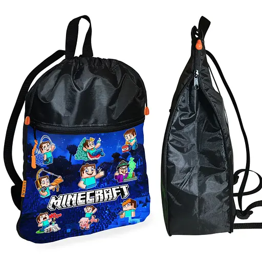 Шкільний рюкзак дитячий Minecraft + Сумка для взуття спортивної форми рюкзак-мішок для хлопчика (01711) - фото 2