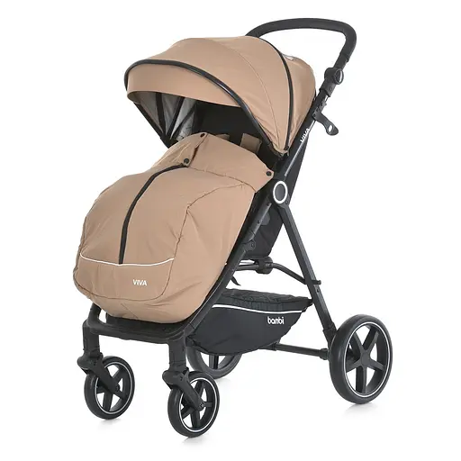 Детская прогулочная коляска-книга Bambi M 5723 Viva Beige Бежева - фото 2