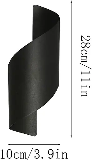 Чорний Світлодіодний вуличний світильник чорний - фото 6