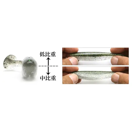 Силікон Keitech Easy Shiner 3.5" #440 Electric Shad 7 шт/уп - фото 4