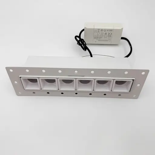 Встраиваемый светильник Skarlat RSL74146 6x2W WH 4000K - фото 4