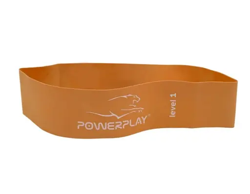 Гумка для фітнесу PowerPlay 4140 Level 1 Stretch Band (1-5 кг) Помаранчева (PP_4140_Orange) - фото 2