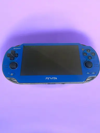 Портативная игровая приставка беспроводная Playstation Vita Fat (Синяя) 64 GB + 25 игр, Карманная консоль - фото 2