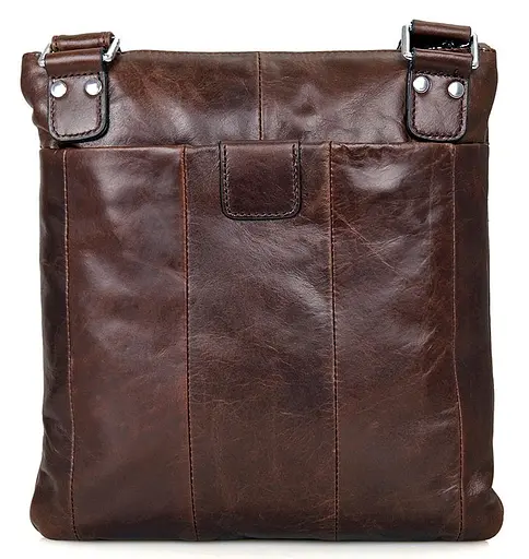 Чоловіча шкіряна сумка Vintage 25х27х6 см sum0012451 - фото 6