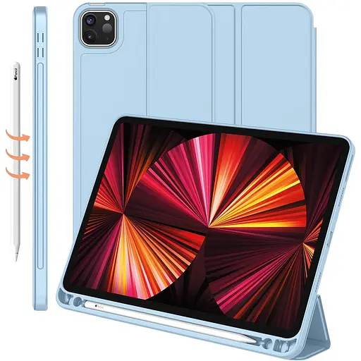 Чохол-книжка CDK для Apple iPad Pro 11" 3gen 2021 екокожа/силікон Smart Case cлот стилус (011190) white