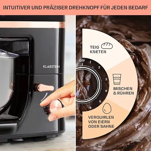 Кухонный комбайн-тестомис Klarstein Bella Elegance 1800 Вт (10034363) - фото 4