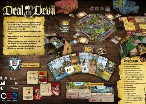 Настольная игра Czech Games Edition Сделка с дьяволом (Deal with the Devil) (англ.) (CGE00066) - фото 2