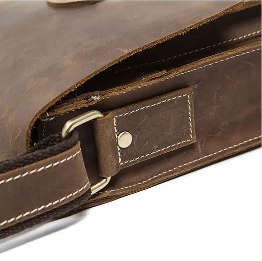 Чоловіча шкіряна сумка Vintage 27,5х22х5 см sum0012921 - фото 7