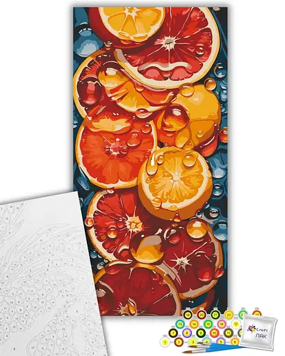 Набір для розпису ArtCraft Соковитий цитрус 40 x 80 см (13091-AC) - фото 2