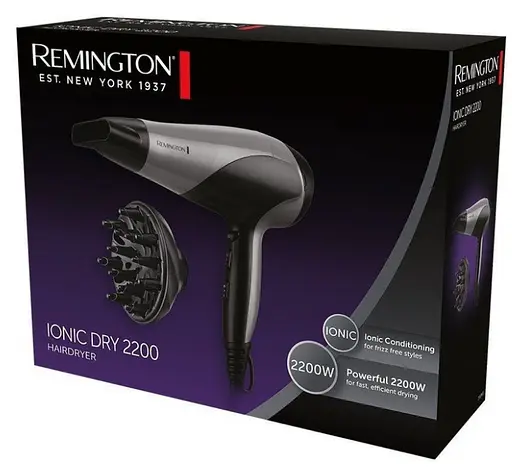 Фен Remington D3190S Ionic Dry (6884553) - фото 4