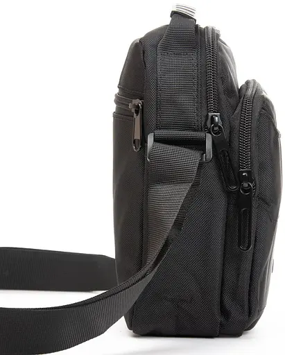 Сумка на плечо мужская черная Lanpad sum0028741 - фото 3