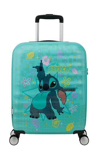 Чемодан American Tourister WAVEBREAKER DISNEY 55 см STITCH FLOWER 55x40x20 31C*57017