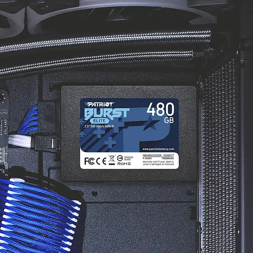 SSD накопичувач Patriot Burst Elite 480 GB (PBE480GS25SSDR) [153432] - фото 5