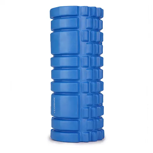 Масажний ролик Cornix EVA 33 x 14 см (валик, ролер) XR-0035 Blue - фото 2