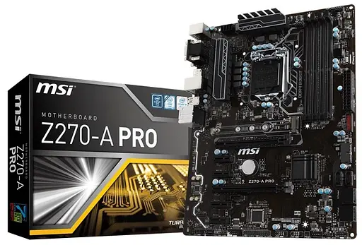 Материнская плата MSI Z270-A Pro (Z270-A Pro) (Socket 1151, Intel Z270, ATX) Б/у - фото 5