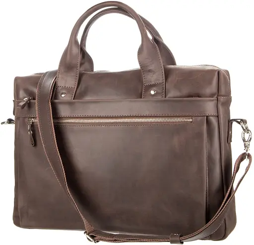 Чоловіча шкіряна сумка SHVIGEL 41х30х7-10 см sum0012574 - фото 1