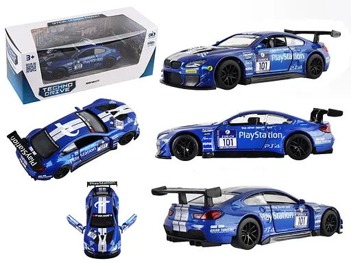 Автомодель BMW M6 GT3, синий