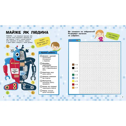 Пізнавальні активіті Роботи 1270005 з наліпками - фото 2