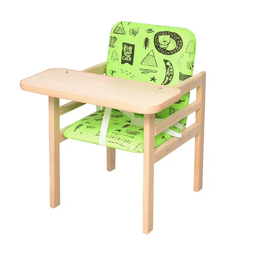 Стульчик для кормления 2 в 1 Quest лайм, дерево - фото 4