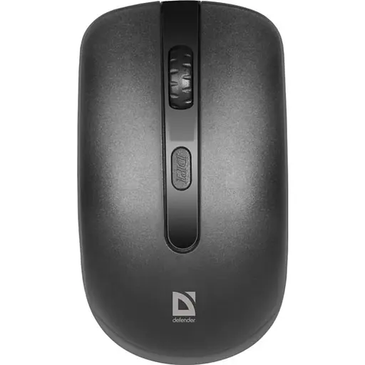 Мышка Defender ISA-135, беспроводная, 4 кН. 1600 dpi, черная