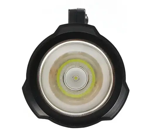 Мощный светодиодный аккумуляторный фонарь прожектор F-902 переносной фонарь для охраны - фото 2