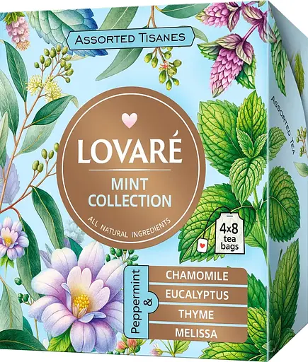 Чай Lovare трав'яний асорті м'ята 41,6 г - фото 1