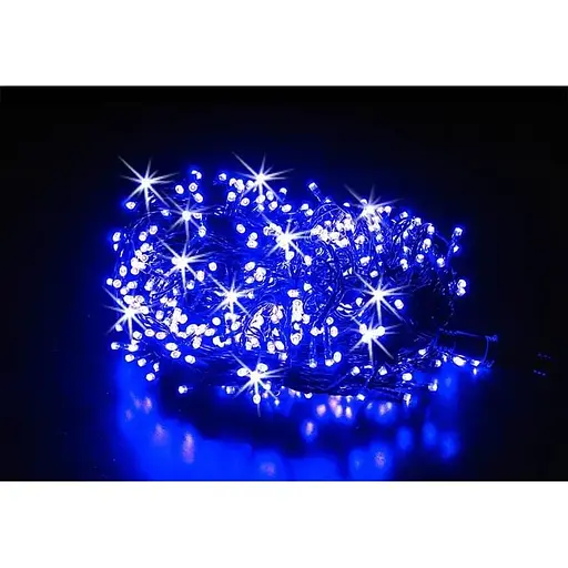 Гирлянда Leds Flash с искрой 200 led Blue