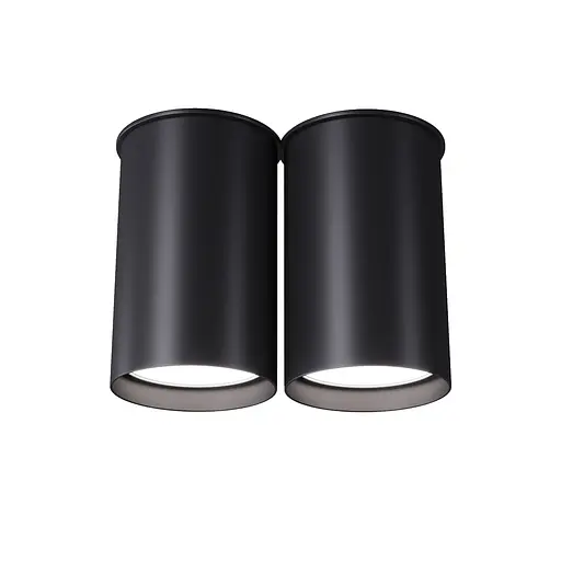 Точковий спот BP двійний PikArt арт. 5867 Чорний - фото 1