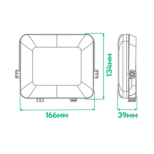 Світлодіодний прожектор Ardero LL-4030ARD PRO 30Вт 6500K чорний - фото 3