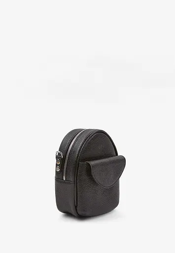 Міні-сумка Kroha чорна зерниста - фото 5