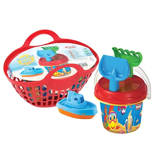 Пляжний набір Dede у кошику (3469) - фото 2