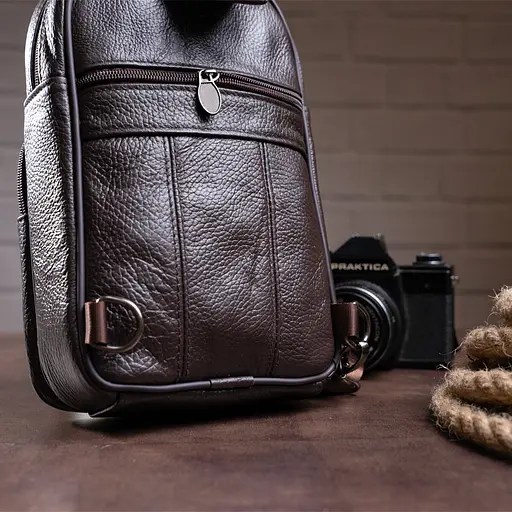 Чоловіча шкіряна сумка Vintage 17,5х26,5х5 см sum0012298 - фото 5