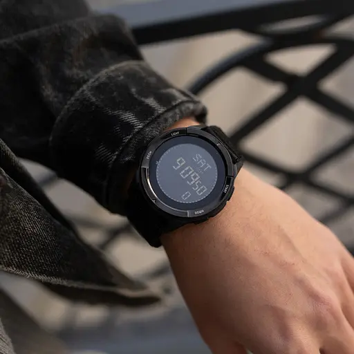 Годинник North Edge Alps Black з компасом, 2 ремінця - фото 4