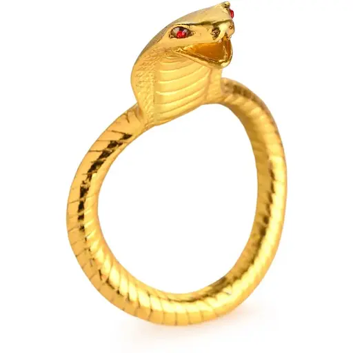 Эрекционное кольцо Master Series Cobra King Golden Cock Ring - фото 2