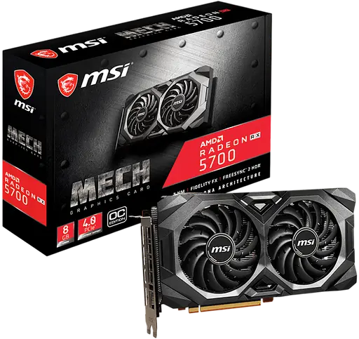 Відеокарта AMD Radeon RX 5700 XT 8GB MSI MECH (RX 5700 XT MECH) Б/В
