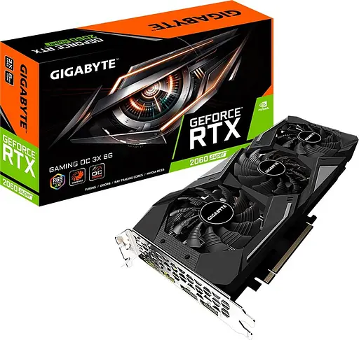 Видеокарта Gigabyte RTX 2060 8Gb Super Gaming 3X OC (GV-N206SGAMING OC-8GD) (GDDR6, 256 bit, PCI-E v3.0) Б/у - фото 2