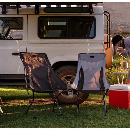 Складное высокое кресло Naturehike YL06 Alu Folding Moon Chair NH18Y060-Z (Серый) - фото 5