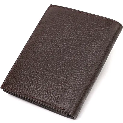 Мужской кожаный кошелек Canpellini 9х11.5х1 см acs0025634 - фото 2