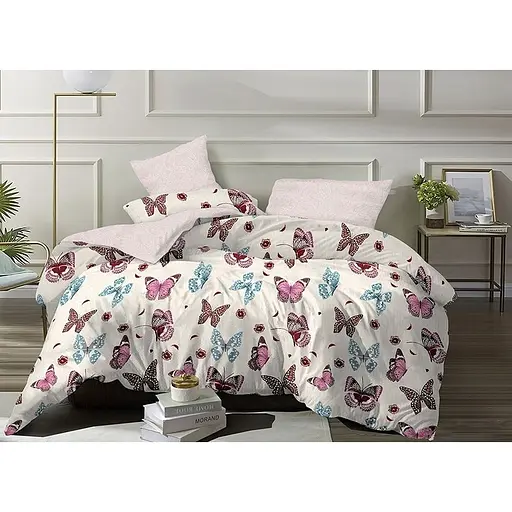 Комплект постільної білизни TAG Tekstil з компаньйоном King Size Різнобарвний 000142273 (S346)